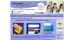 Desktop Screenshot of focusandread.com